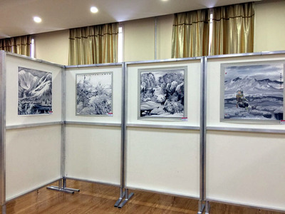 第四屆中國&ldquo;冷極節(jié)&rdquo;冰雪畫展根河啟幕_藝術_網(wǎng)